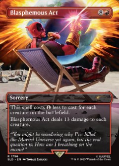 Blasphemous Act Secret Lair Drop - Marvel's Art